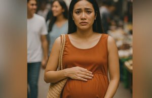 Just as she was about to give birth, my wife went shopping for baby supplies alone and unexpectedly saw me at the market with my lover. She just texted me… and I was instantly paralyzed.