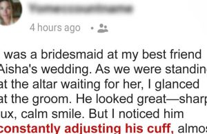 I Saw the Groom Do Something Strange — and It Changed Everything