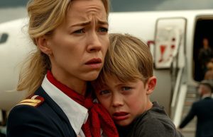 A flight attendant noticed a 10-year-old boy making a strange sign with his fingers: a few minutes later, the plane made an emergency landing