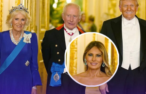 Royal fans call out Melania Trump’s outfit choice to have dinner with King Charles