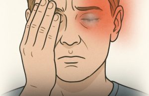 Blurred Vision in One Eye and a Headache