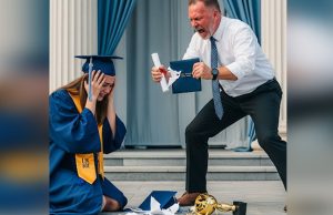 At Graduation, Dad Tore Up My Diploma and Smashed the Trophy on My Head, Saying, “Trash doesn’t deserve success.”
