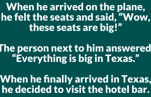 There Once Was A Blind Man Who Decided To Visit Texas