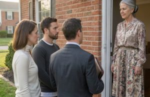 The morning after I bought my $900,000 house, my doorbell rang, and I believed maybe, just maybe, my kids had come to say, βMom, weβre proud of you.β Instead, I opened the door, and found both of them standing there with a stranger in a charcoal suit and a leather portfolio.